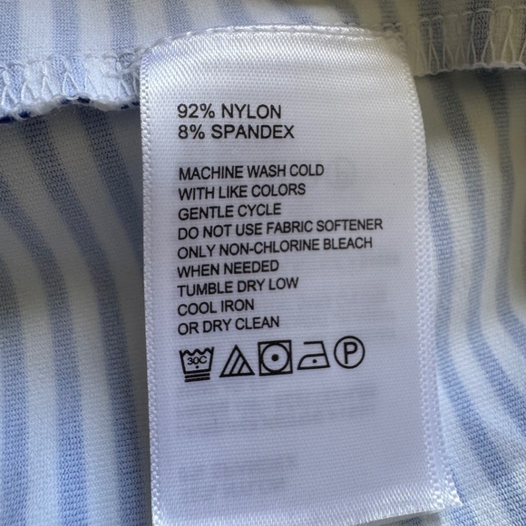 Tommy Bahama Striped Sleeveless Dress Blue White Size S/P vacation - Picture 6 of 10